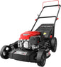 21-Inch 3-in-1 Gas Push Lawn Mower with 144cc Engine