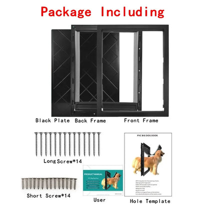 Extra Large Big Dog Door for Wooden Doors