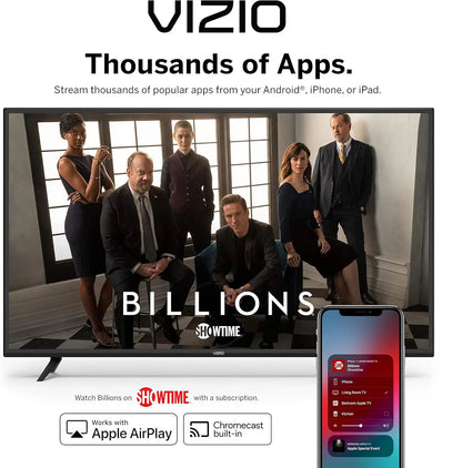 65 Inch 4K Smart TV with AirPlay & Chromecast