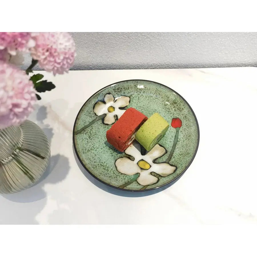 Set of 4 Ceramic Plates Set