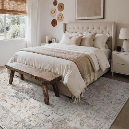 8x10 Washable Non-Slip Vintage Area Rug