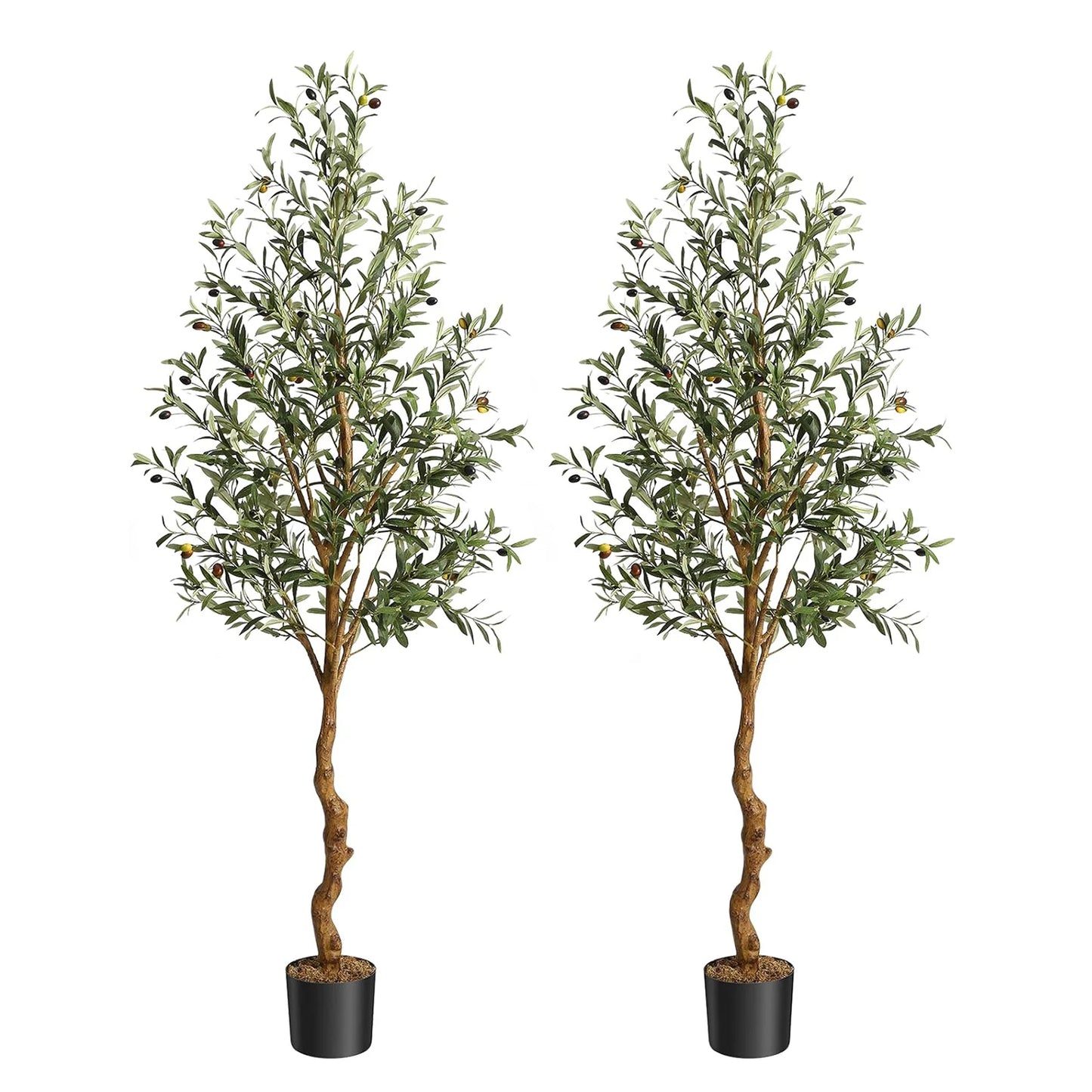 1Pc/2Pcs Artificial Olive Tree 4ft / 5ft / 6ft