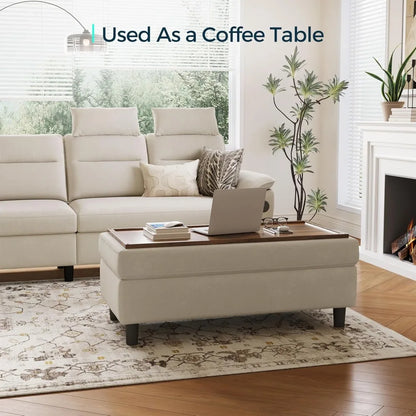 Storage Ottoman Coffee Table