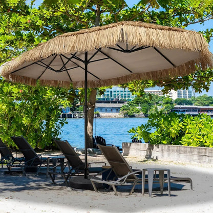13ft Tiki Patio Umbrella Outdoor Table Umbrella
