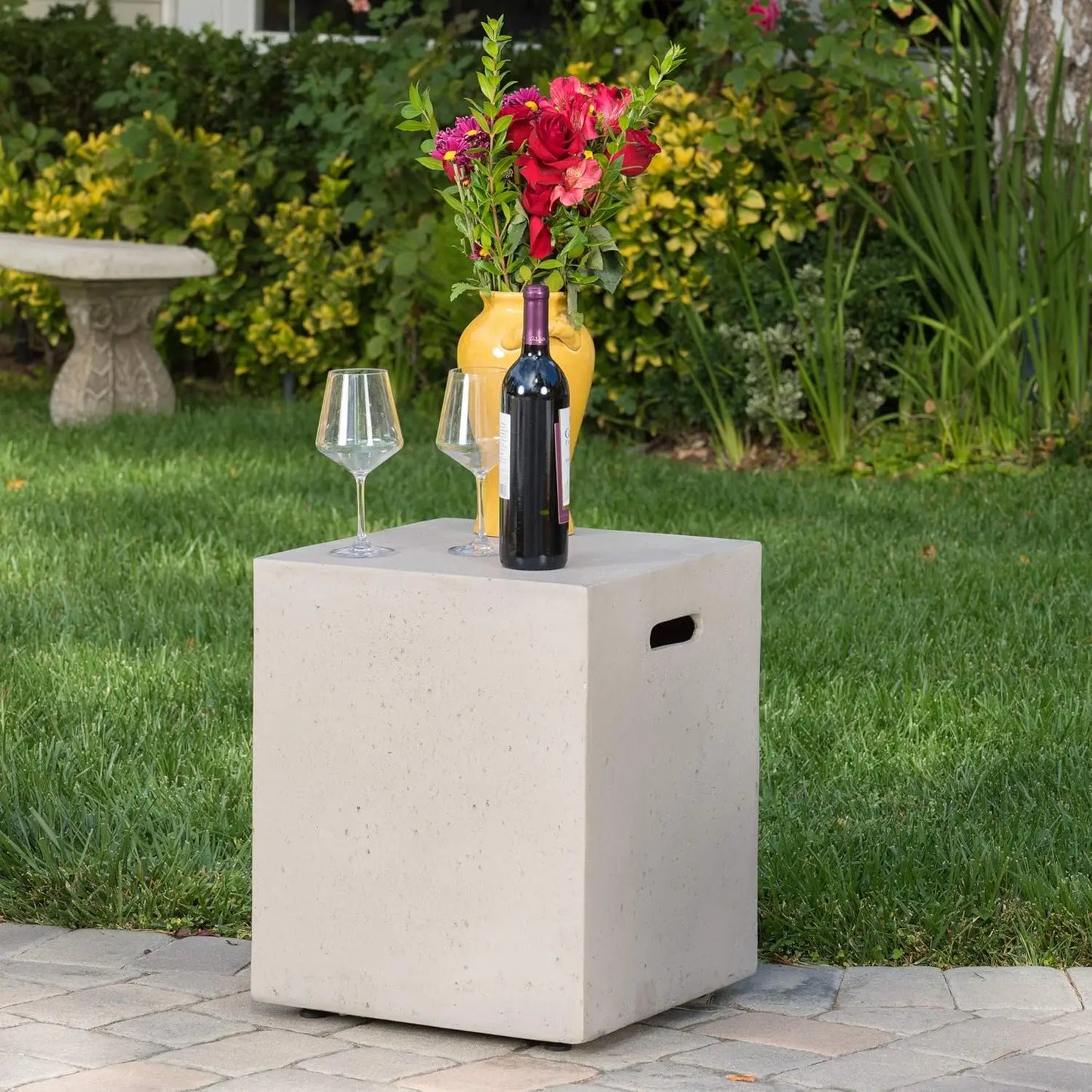 Christopher Knight Home Aidan Outdoor Rectangular Fire Table