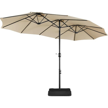 13 ft Triple-size Patio Umbrella w/Base Included