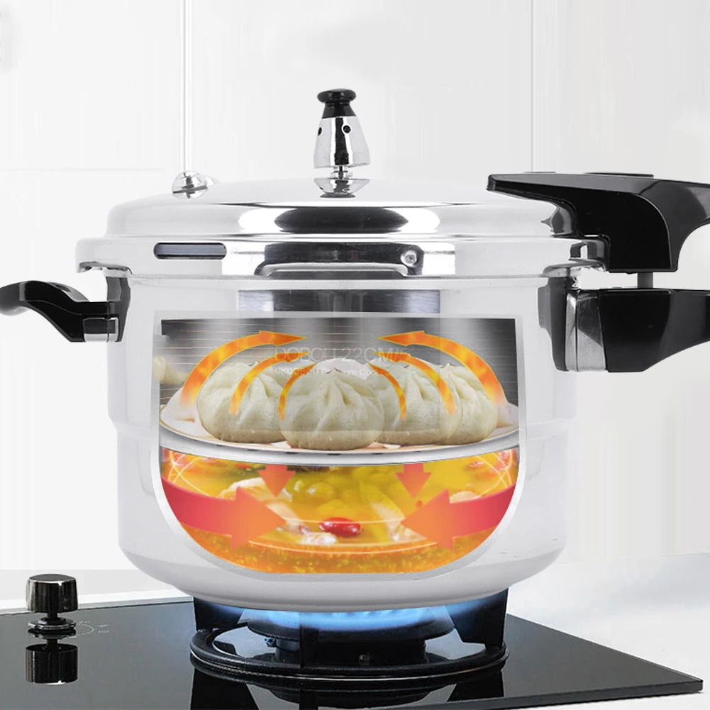 Aluminum Stovetop Pressure Canner for Gas and Induction Stoves