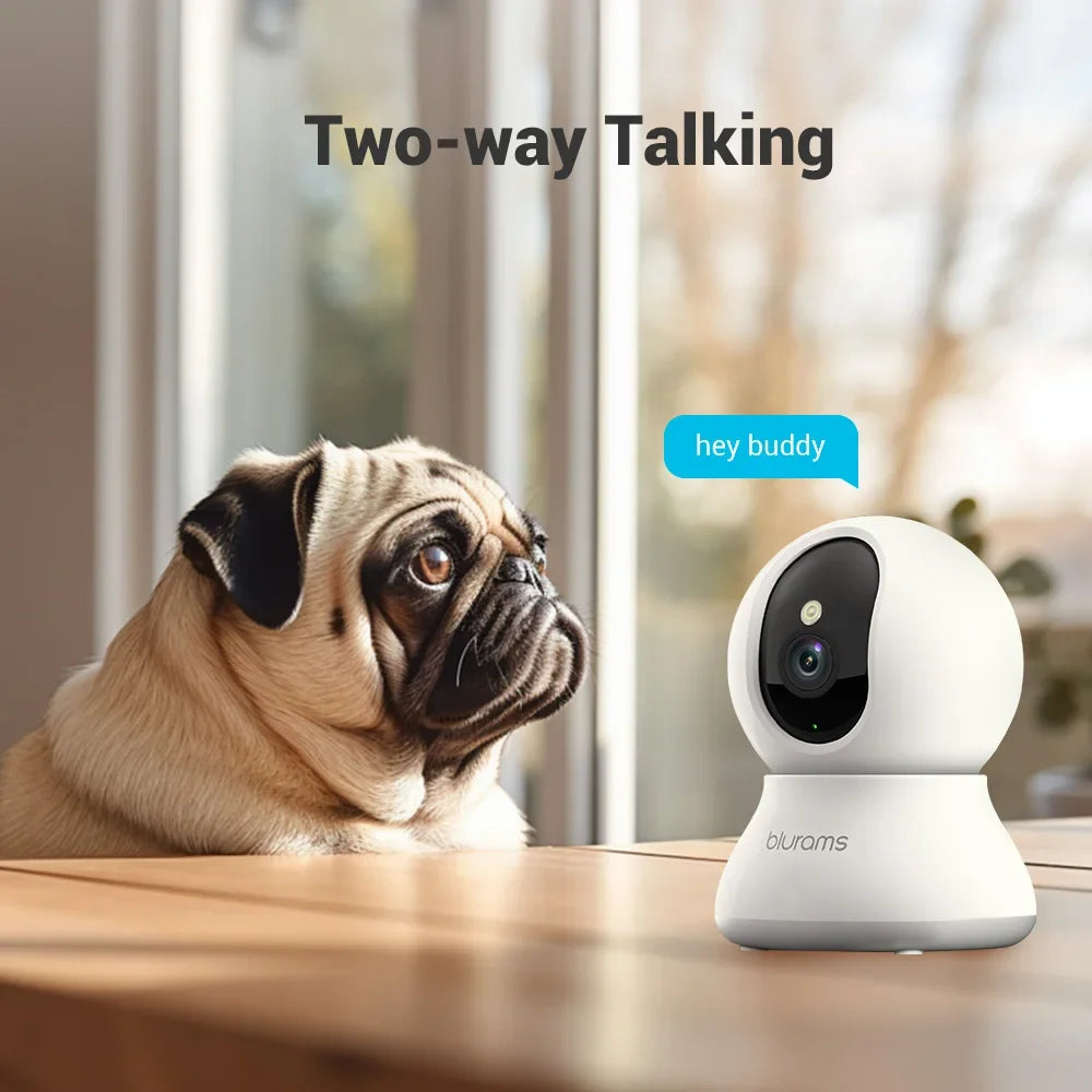 Indoor Home Security Camera 2K with One-Touch Call Update