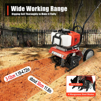 52CC  Gasoline Air-Cooled Garden Tiller