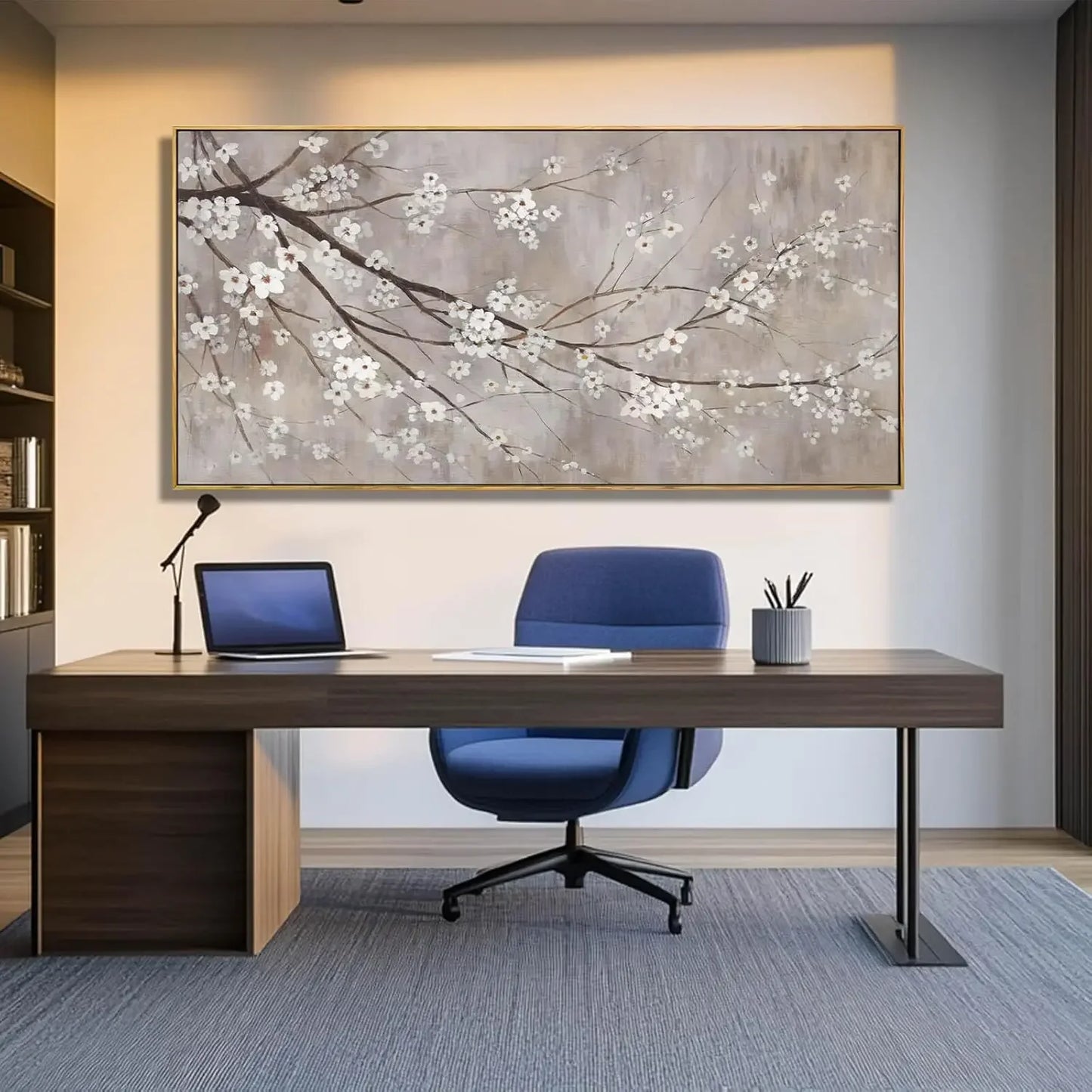 Plum Blossom Painting on Canvas