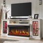 75" Electric Fireplace TV Entertainment Center Console