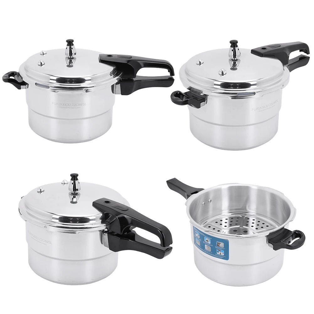 Aluminum Stovetop Pressure Canner for Gas and Induction Stoves