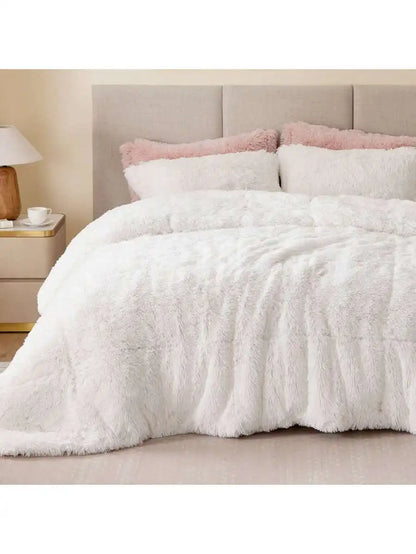 Ultra Soft Faux Fur 2/3-Piece Comforter with Matching Sham