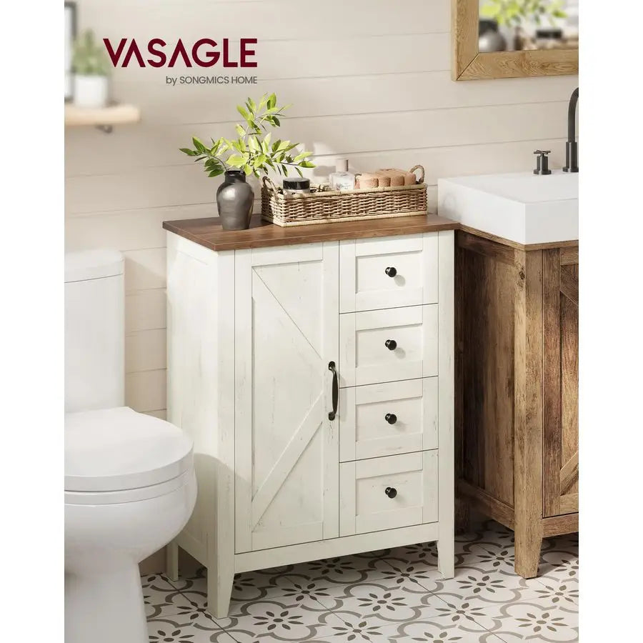 LIRY Collection Storage Cabinet with 4 Drawers